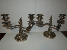 Paire bougeoirs chandeliers d'occasion  Blanquefort