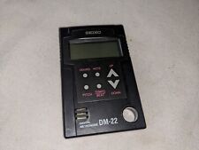 Metrônomo Digital DM 22 DM-22 Seiko Preto Pequeno Loop Fino Portátil S-Yard, usado comprar usado  Enviando para Brazil