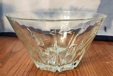 Tigela perfurada vintage com pés de cristal gravado em herança Princess House  comprar usado  Enviando para Brazil