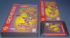 Aaahh!! Real Monsters para Sega Genesis - Completo - Estojo rígido com guia pendurada/1ª corrida comprar usado  Enviando para Brazil
