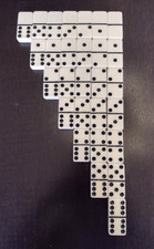 Puremco Marblelike Dominóes #816 Pro Extra Grosso EUA 28 Peças Boca Grande Baixo comprar usado  Enviando para Brazil