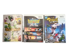 Lote de 3 jogos Rabbids Go Home/Squeeball Party/Punch Explosion para Nintendo Wii comprar usado  Enviando para Brazil