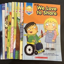 SCHOLASTIC JUST RIGHT LEVELED READERS BOOKS LOT/10 #5 comprar usado  Enviando para Brazil
