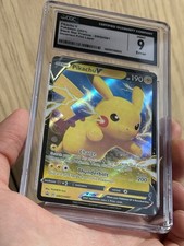 CAMADA DE IMPRESSÃO INCORRETA Pikachu V Sword & Shield Swsh061 Holo Promo CGC 9 Pokemon comprar usado  Enviando para Brazil