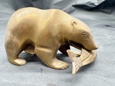 Solid brass bear for sale  PRESTON