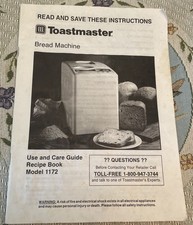 Toastmaster 1172 bread for sale  Medford