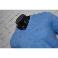 Camisa masculina Under Armour academia tamanho grande solta HeatGear desempenho poliéster azul, usado comprar usado  Enviando para Brazil
