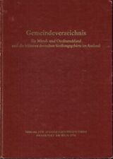 Gemeindeverzeichnis mittel std gebraucht kaufen  Dresden