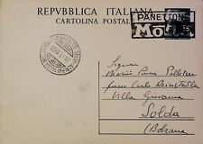 1950 Cartolina Postale Serie Democratica Annullo Motta Albergo Solda 20581 comprar usado  Enviando para Brazil