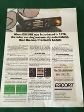 Usado, RECEPTOR DE AVISO DE RADAR ESCOLTA 1978 PÔSTER ANÚNCIO PRONTO QUADRO A4 TAMANHO F comprar usado  Enviando para Brazil