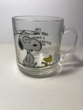 Snoopy woodstock glass for sale  LANARK