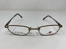 Armação de óculos New Balance NBK3-1 42-17-120 marrom metálico aro completo de metal Z623, usado comprar usado  Enviando para Brazil