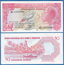 Santo Tomás y Príncipe 50 Dobras P 56 1982 UNC Santo Tomé y Príncipe segunda mano  Embacar hacia Mexico
