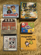 Six travel games for sale  LEATHERHEAD