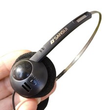 Usado, Fones de ouvido estéreo vintage SANSUI -3,5 mm - Preto comprar usado  Enviando para Brazil