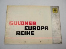Güldner europa reihe gebraucht kaufen  Merseburg