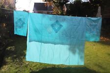 Nb332 turquoise satin for sale  LIVERPOOL
