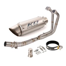 Tubo silenciador tubo frontal sistema de exaustão para Kawasaki Ninja 250 400 Z400 2017-2022 comprar usado  Enviando para Brazil