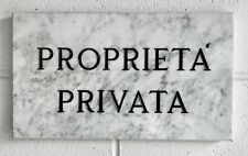 Targa proprietà privata usato  Crema