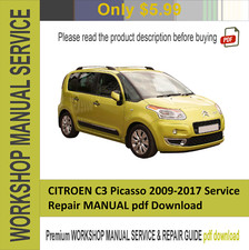 Usado, CITROEN C3 Picasso 2009-2017 Serviço de Reparo MANUAL pdf Download comprar usado  Enviando para Brazil