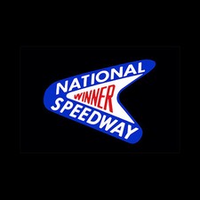 Adesivo vintage NATIONAL SPEEDWAY VENCEDOR DRAG RACE HOT RAT ROD  comprar usado  Enviando para Brazil