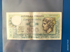 Carta moneta 500 usato  Roma