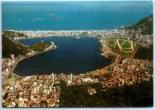 Usado, Cartão postal - Vista aérea com Lagoa Rodrigo de Freitas - Rio de Janeiro, Brasil comprar usado  Enviando para Brazil