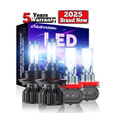 Farol de LED alto baixo 4x lâmpadas para Nissan Sentra 2004-2012 - 6000K comprar usado  Enviando para Brazil