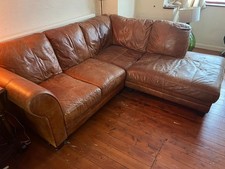 Dfs tan brown for sale  THORNTON HEATH