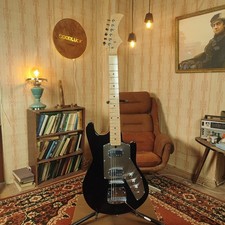 Guitarra elétrica estilo Chernigiv URSS vintage rara exclusiva Strat Paul Jaguar comprar usado  Enviando para Brazil