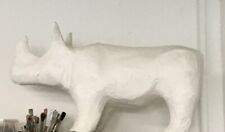 Nashorn pappmaché deko gebraucht kaufen  Ratingen