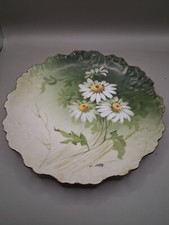 Vintage plate flowery d'occasion  Expédié en Belgium
