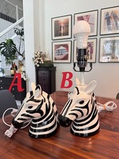 Zebra head ceramic for sale  Frisco