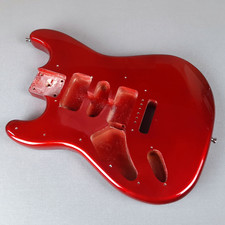 Usado, Corpo de guitarra elétrica canhoto vermelho metálico SX Strat tamanho completo HSH comprar usado  Enviando para Brazil