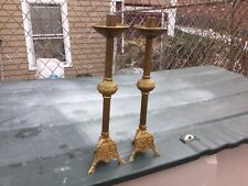 Pair antique brass for sale  Blackstone