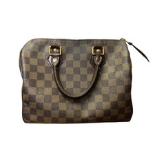 Bolsa Louis Vuitton marrom quadriculada Damier Plane Speedy 25 lona alça dupla comprar usado  Enviando para Brazil
