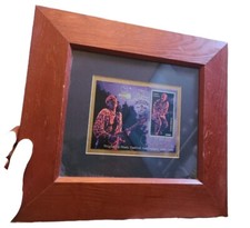 Carlos Santana *Assinado* Cartão de Selos da Tanzânia 1995 Festival de Woodstock Vintage Raro comprar usado  Enviando para Brazil