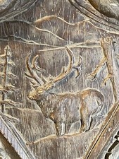 Carved wood dual for sale  Princeton