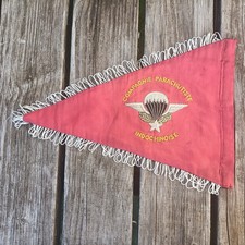Fanion parachutiste indochine d'occasion  Châteauneuf-de-Randon