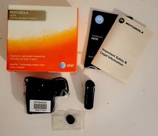 NOVO Fone de Ouvido Bluetooth Universal Motorola H270, Ergonômico Preto Claro Gancho de Orelha comprar usado  Enviando para Brazil