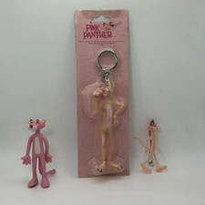 Figura Pantera Rosa Dobrável - Poseabilidade Flexível, Chaveiro, Decoração de Desktop 2006 comprar usado  Enviando para Brazil