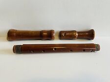 Johannes Adler C-Tenor gravador barroco de madeira de pêra jogável com bocal danificado comprar usado  Enviando para Brazil