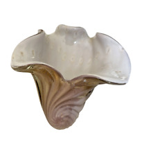 shell murano glass bowl conch for sale  Spring