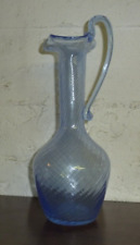 Vaso vetro celeste usato  Italia