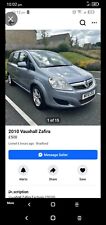 Vauxhall zafira 1.7 for sale  Shipping to Ireland