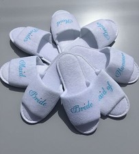 Chinelos de spa personalizados flor menina presente casamento festa de noiva  comprar usado  Enviando para Brazil