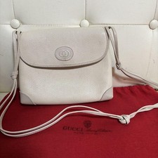 Gucci Mini Bolsa de Ombro Intertravada Couro Compacto Logotipo Clássico Usado comprar usado  Enviando para Brazil