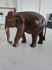Vintage wooden elephant for sale  Kissimmee