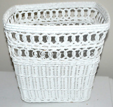 Vtg white wicker for sale  Albion