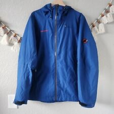 Chaqueta de Lluvia Mammut Wenaha Gortex Impermeable Azul Exterior Invierno Ligera L, usado segunda mano  Embacar hacia Argentina